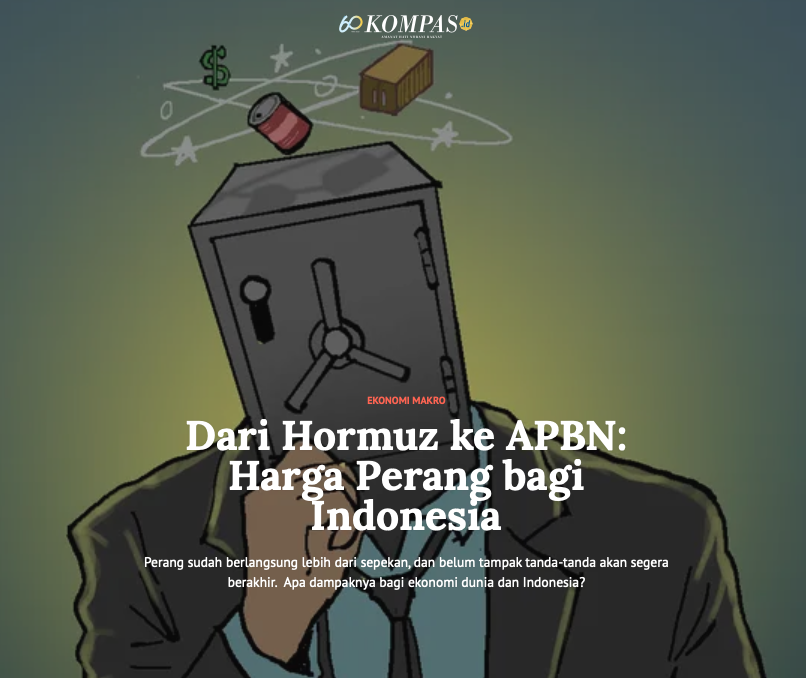 Dari Hormuz ke APBN: Harga Perang bagi Indonesia
