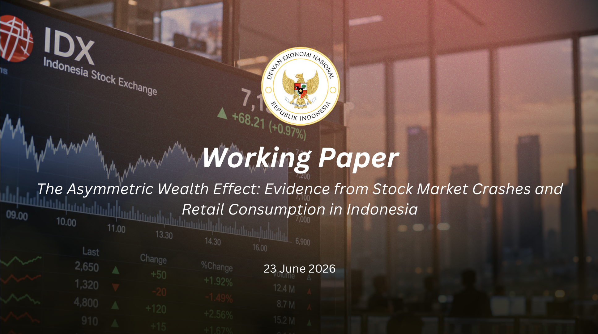 The Asymmetric Wealth Effect: Evidence from Stock Market Crashes and Retail Consumption in Indonesia